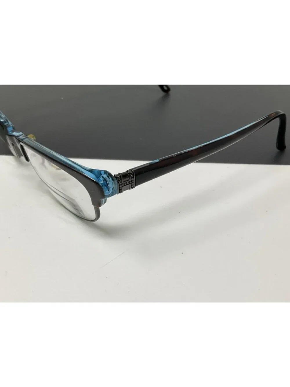 Helium Eyeglasses Womens Tortoise Blue 4246 Cat Eye Frames 51-16-135